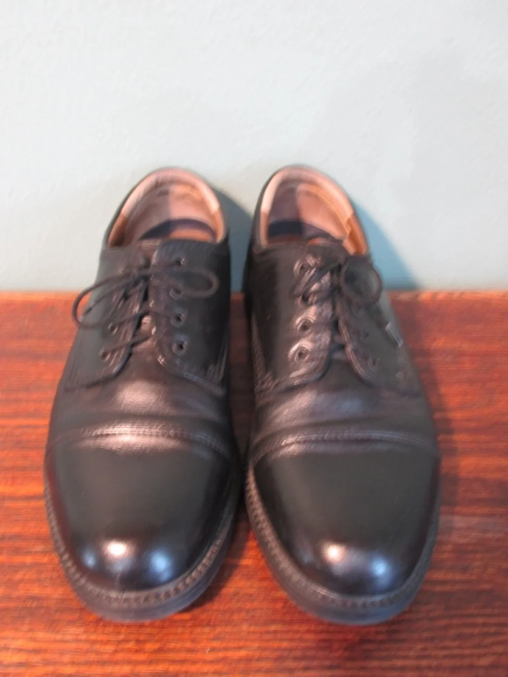 Dockers Men's Black Gordon Cap-Toe Oxford Shoes Size 8M